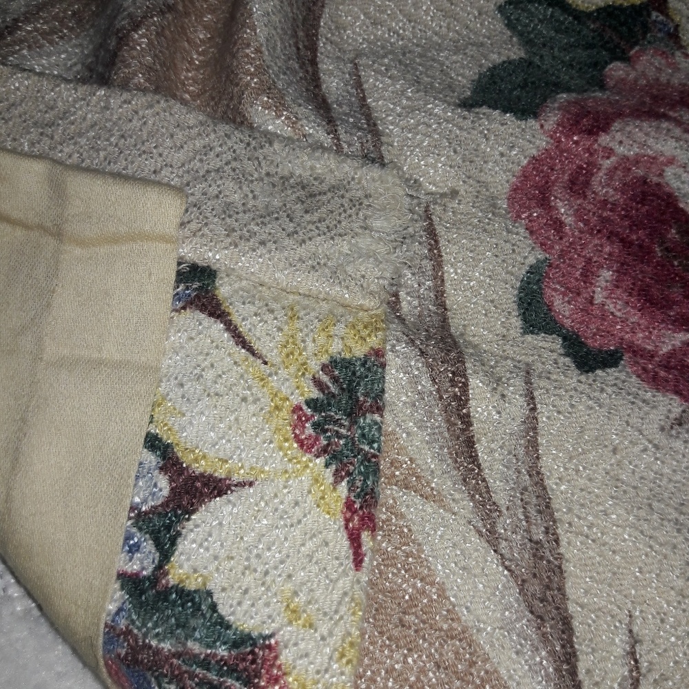 1940'S VTG "GLENCOURT" BARCLOTH PANEL! 87 X 39! - Picture 4 of 8